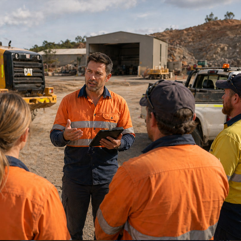 Mine site toolbox talk